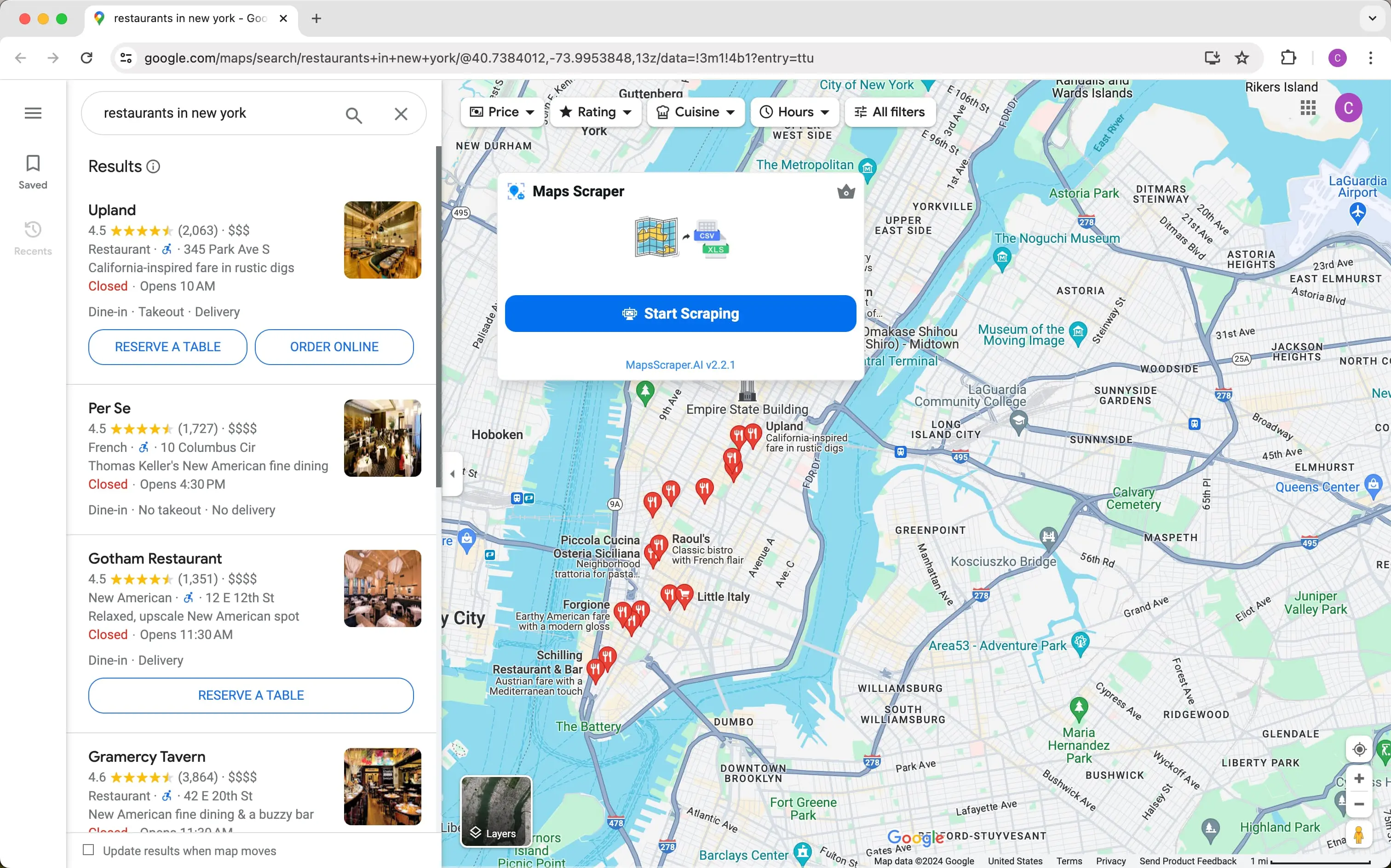 Extrator de mapas do Google solu es - Chrome Gmaps.webp